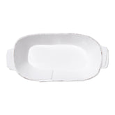 Lastra White Medium Oblong Au Gratin